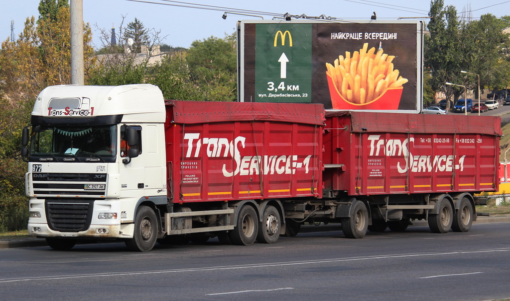 Львовская область, № 972 — DAF XF105 FAR