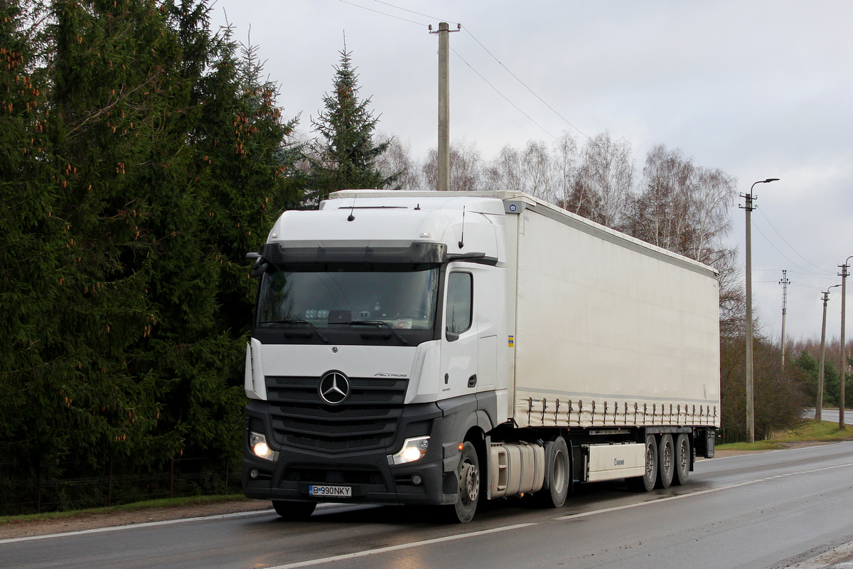 Румыния, № B 990 NKY — Mercedes-Benz Actros ('2018) 1845