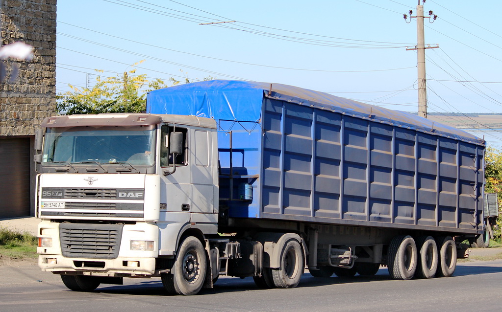 Одесская область, № ВН 5740 АТ — DAF XF95 FT