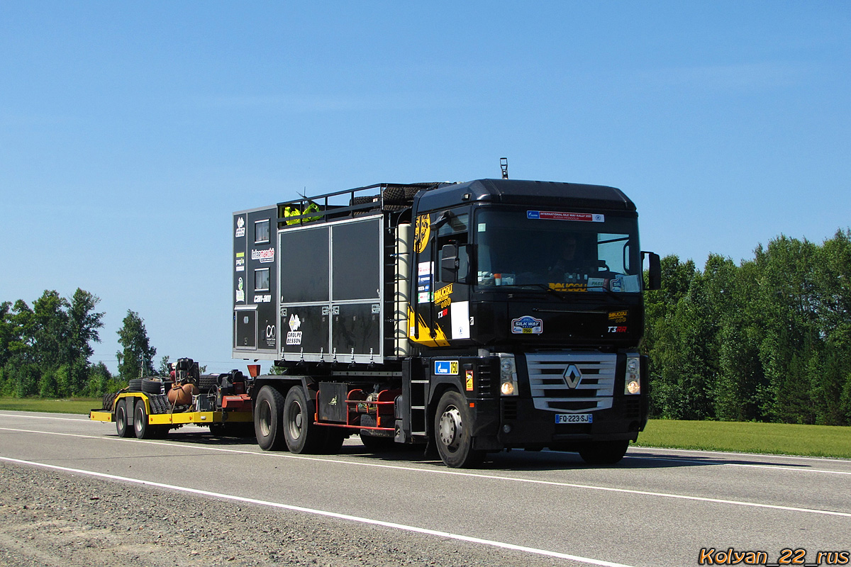 Франция, № FQ-223-SJ — Renault Magnum E-Tech ('2001); Ралли Шёлковый Путь (Алтайский край)