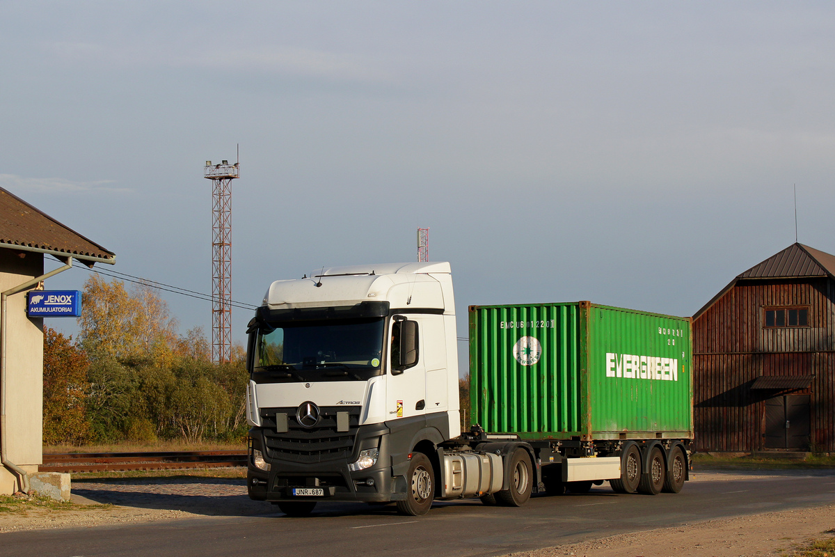 Литва, № JNR 687 — Mercedes-Benz Actros ('2011) 1845