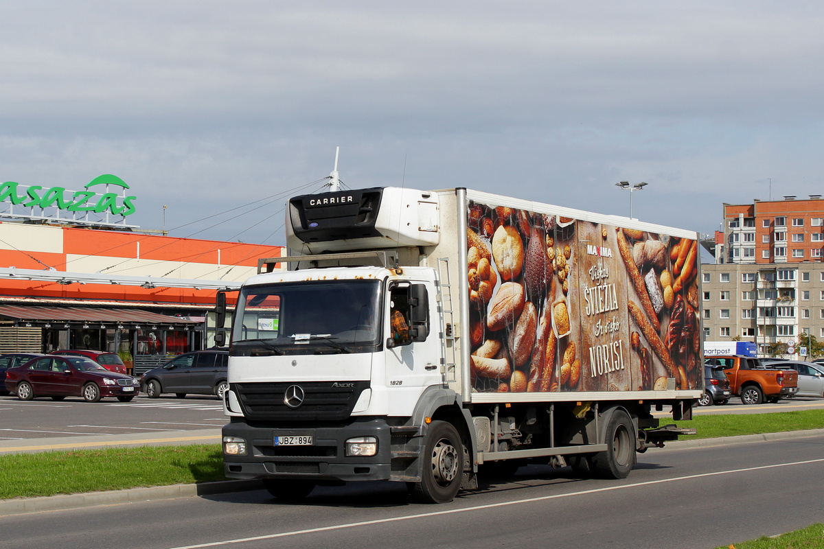 Литва, № JBZ 894 — Mercedes-Benz Axor 1828