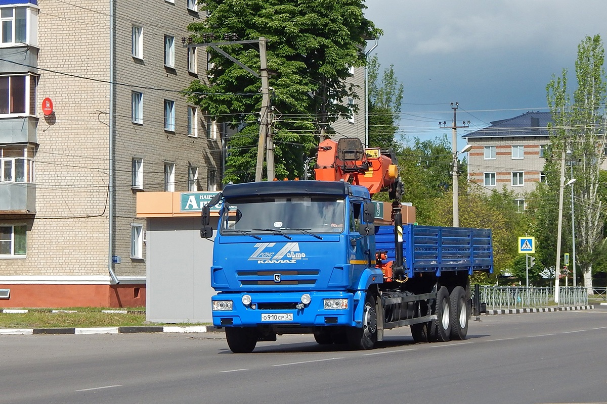 Белгородская область, № О 910 СР 31 — КамАЗ-65117-A4(23)