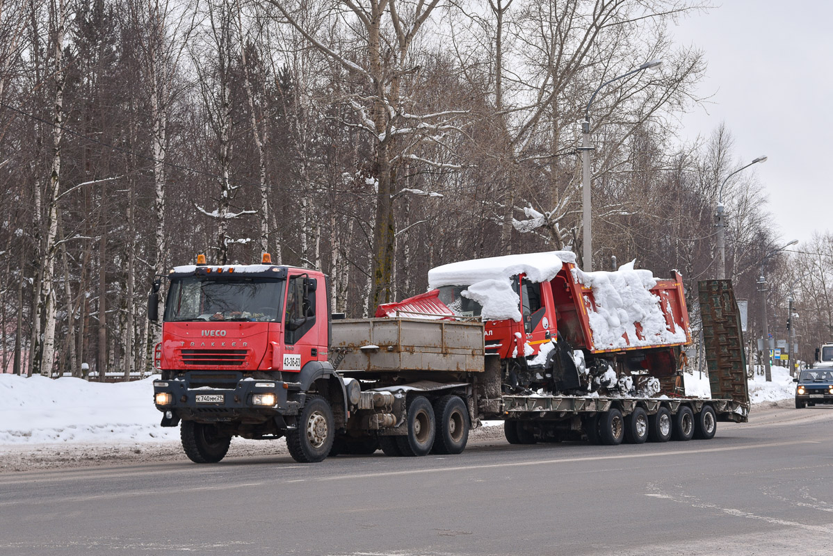 Архангельская область, № К 740 ММ 29 — IVECO-AMT Trakker ('2004)