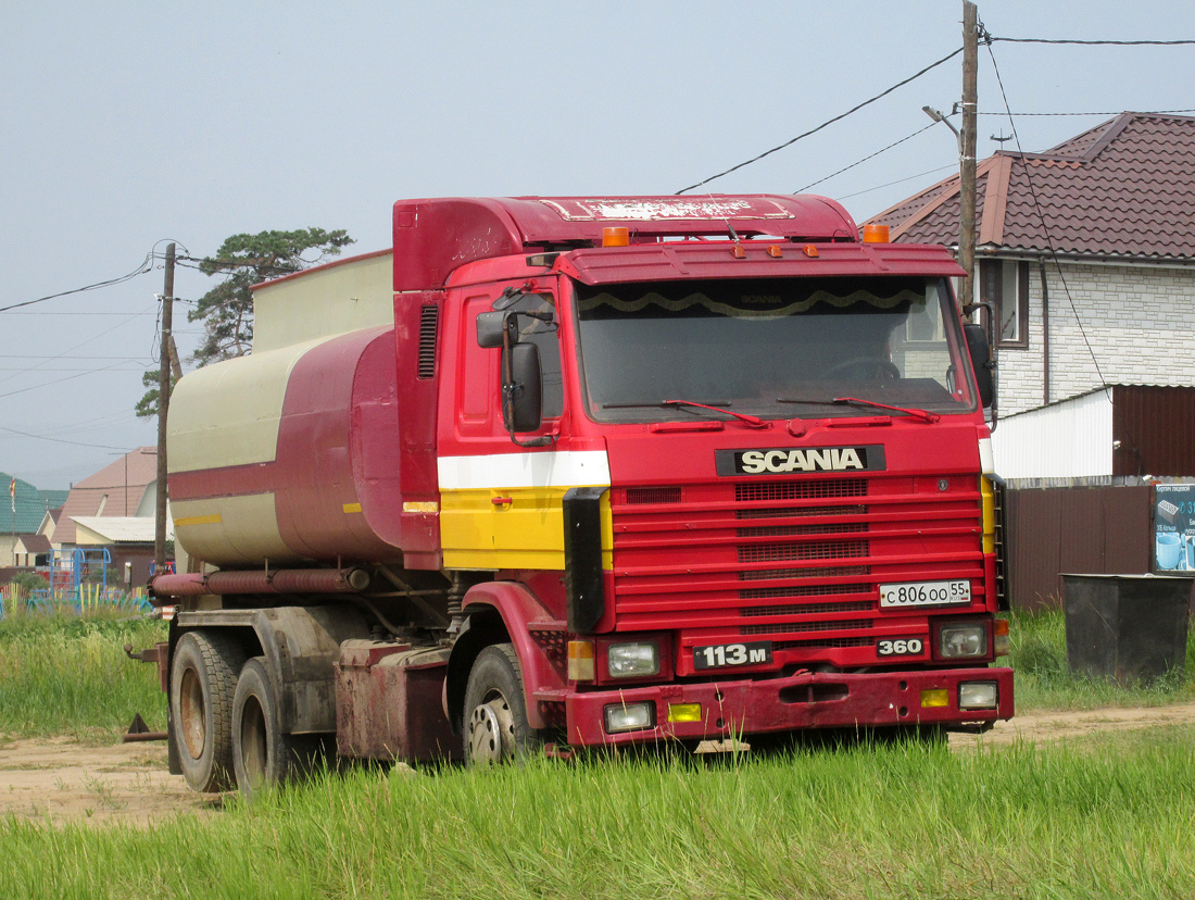 Хабаровский край, № С 806 ОО 55 — Scania (II) R113M