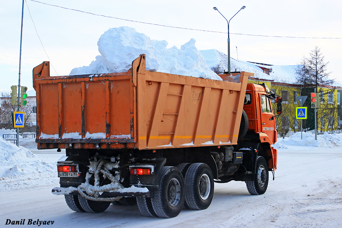 Ненецкий автономный округ, № А 838 ТА 83 — КамАЗ-6522-63