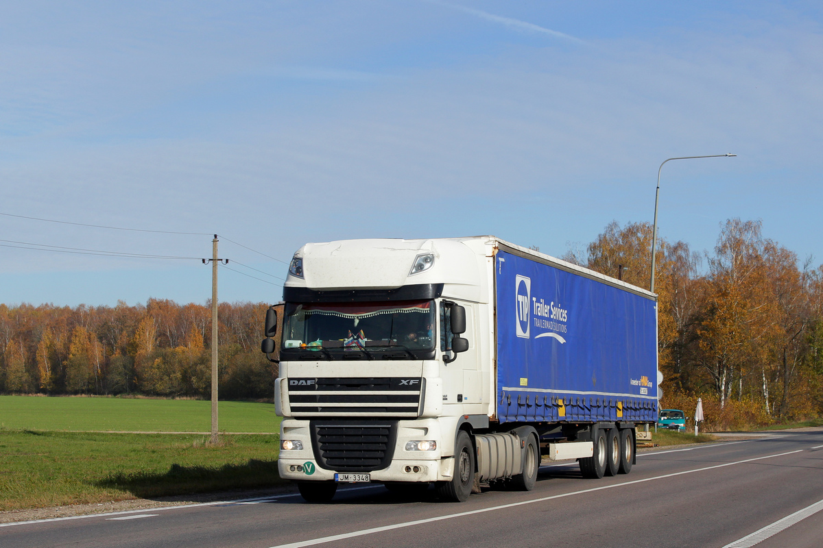 Латвия, № JM-3348 — DAF XF105 FT