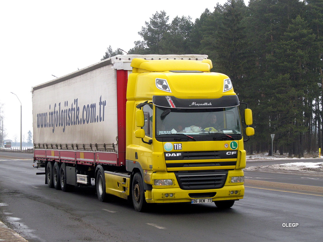 Турция, № 06 BEN 77 — DAF CF85 FT