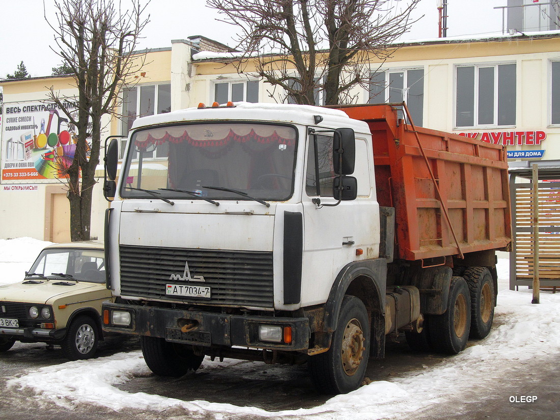 Минск, № АТ 7034-7 — МАЗ-5516 (общая модель)