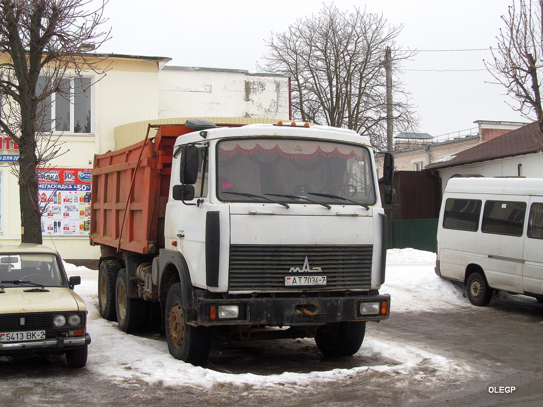 Минск, № АТ 7034-7 — МАЗ-5516 (общая модель)