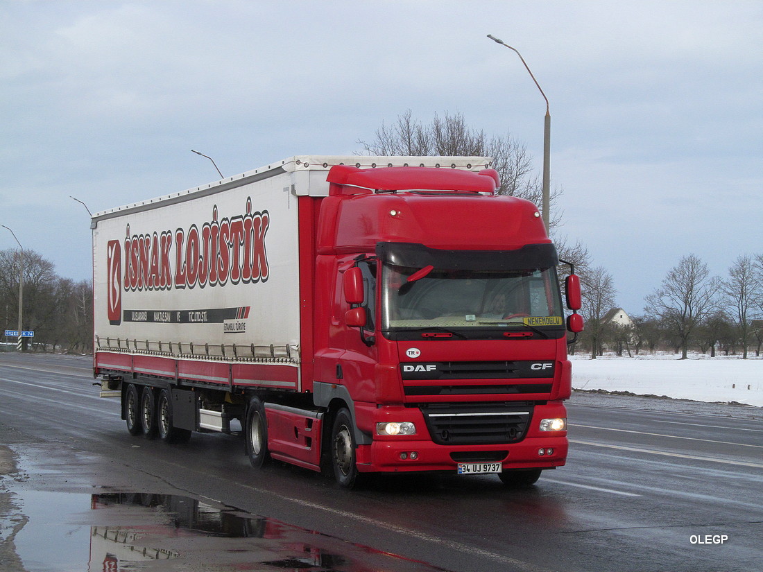 Турция, № 34 UJ 9737 — DAF CF85 FT