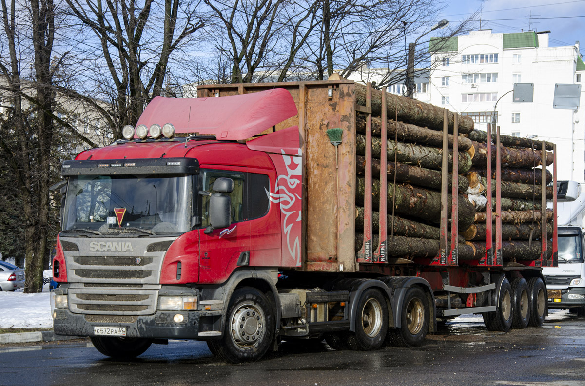 Тверская область, № К 572 РА 69 — Scania ('2011) P400