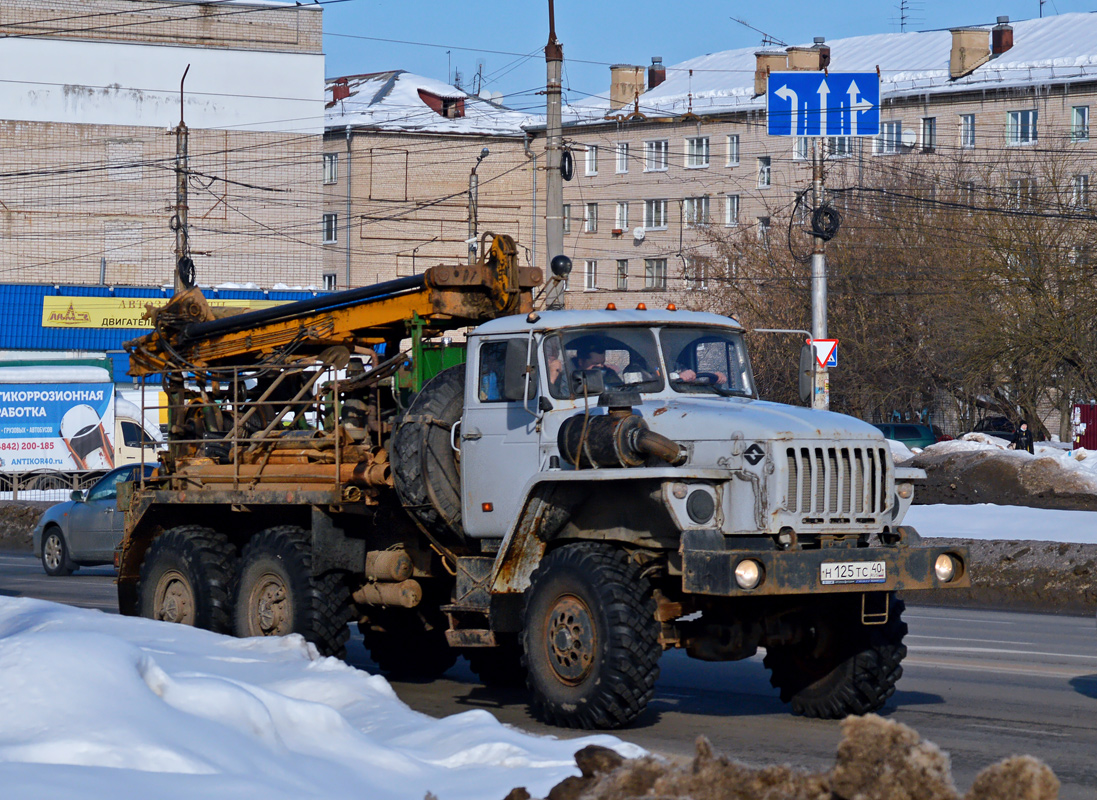 Калужская область, № Н 125 ТС 40 — Урал-4320-61