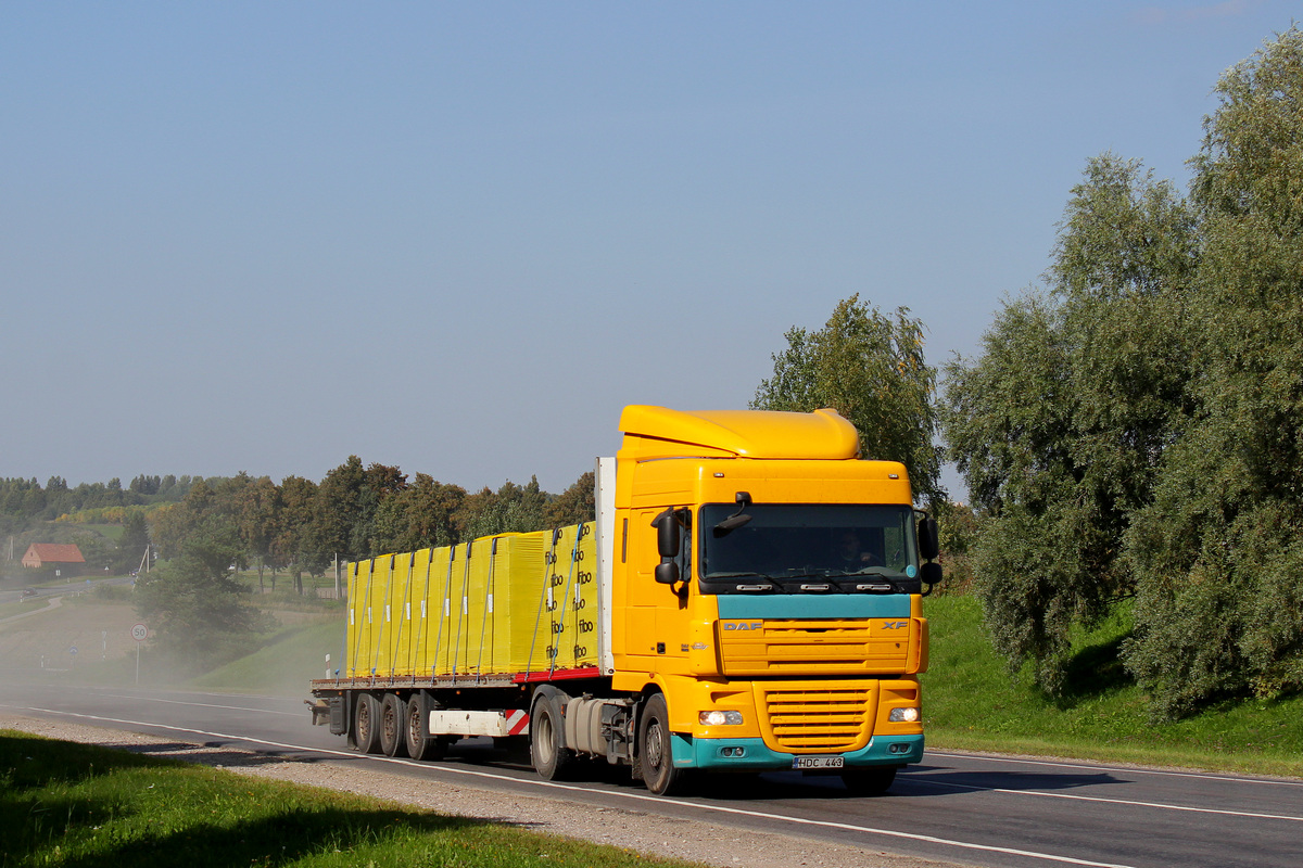 Литва, № HDC 443 — DAF XF105 FT