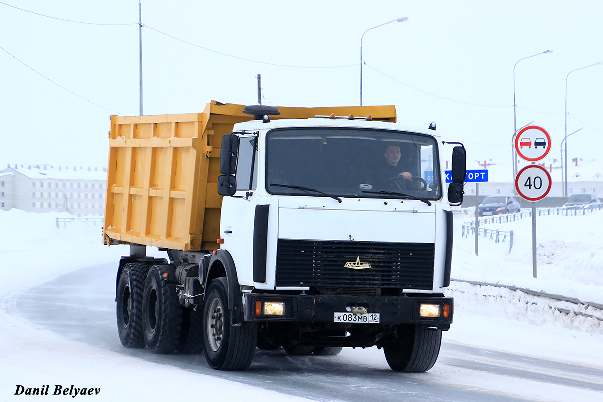 Ненецкий автономный округ, № К 083 МВ 12 — МАЗ-5516A5