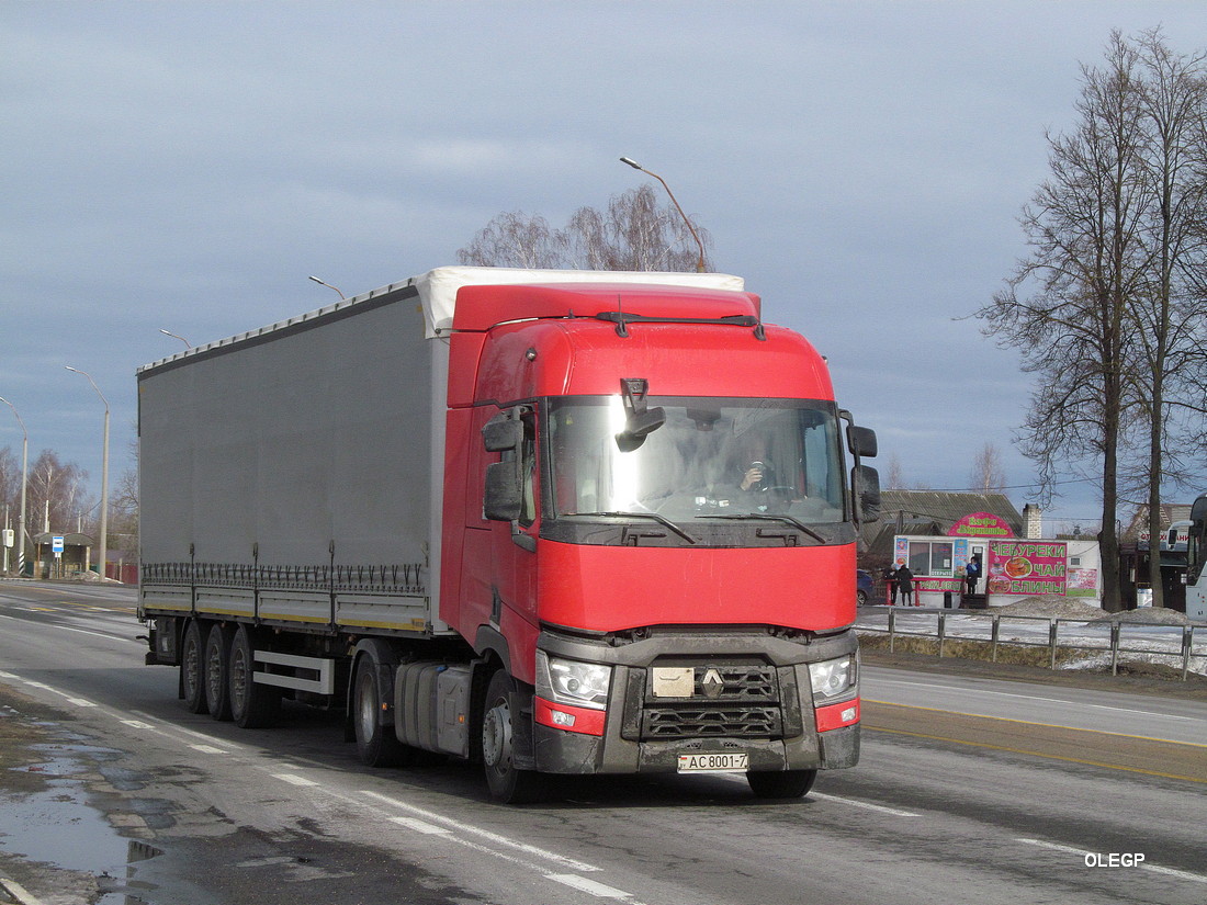 Минск, № АС 8001-7 — Renault T-Series ('2013)