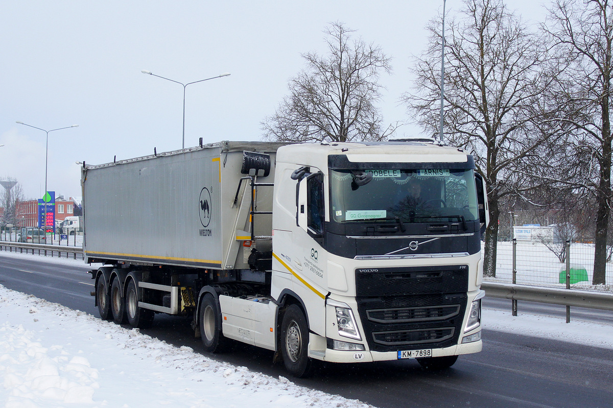 Латвия, № KM-7898 — Volvo ('2012) FH.420