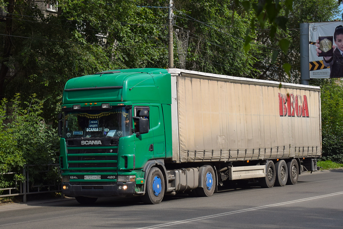 Алтайский край, № С 725 КМ 54 — Scania ('1996) R124L