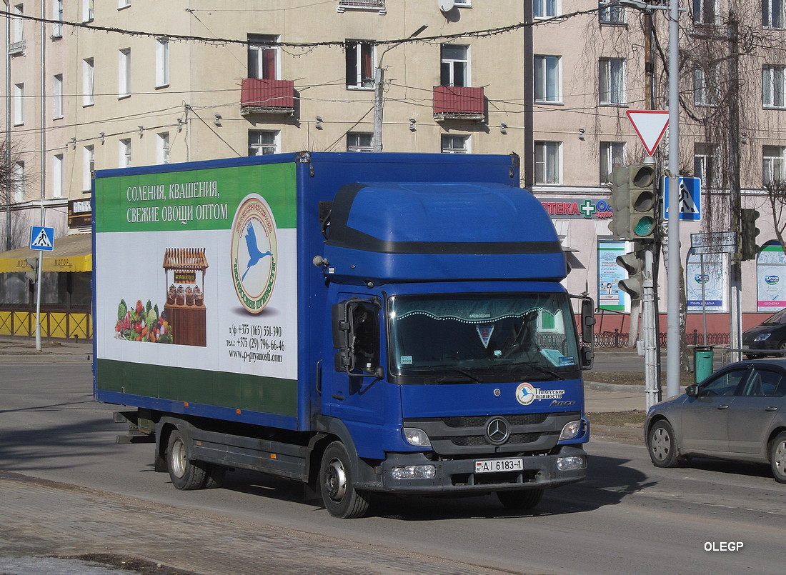 Брестская область, № АІ 6183-1 — Mercedes-Benz Atego (общ.м)