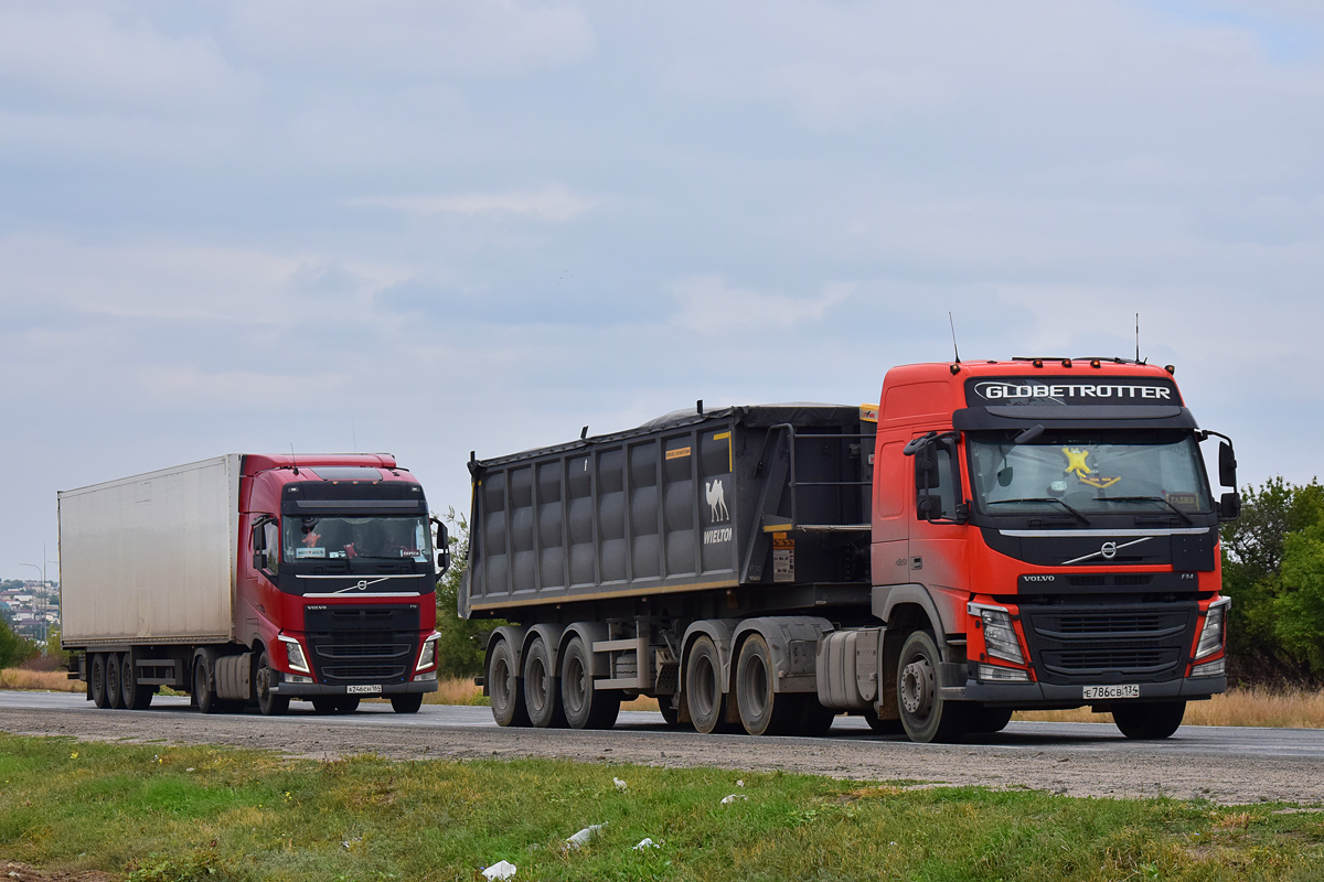 Саратовская область, № А 246 СН 164 — Volvo ('2012) FH.420; Волгоградская область, № Е 786 СВ 134 — Volvo ('2013) FM.420 [X9P]