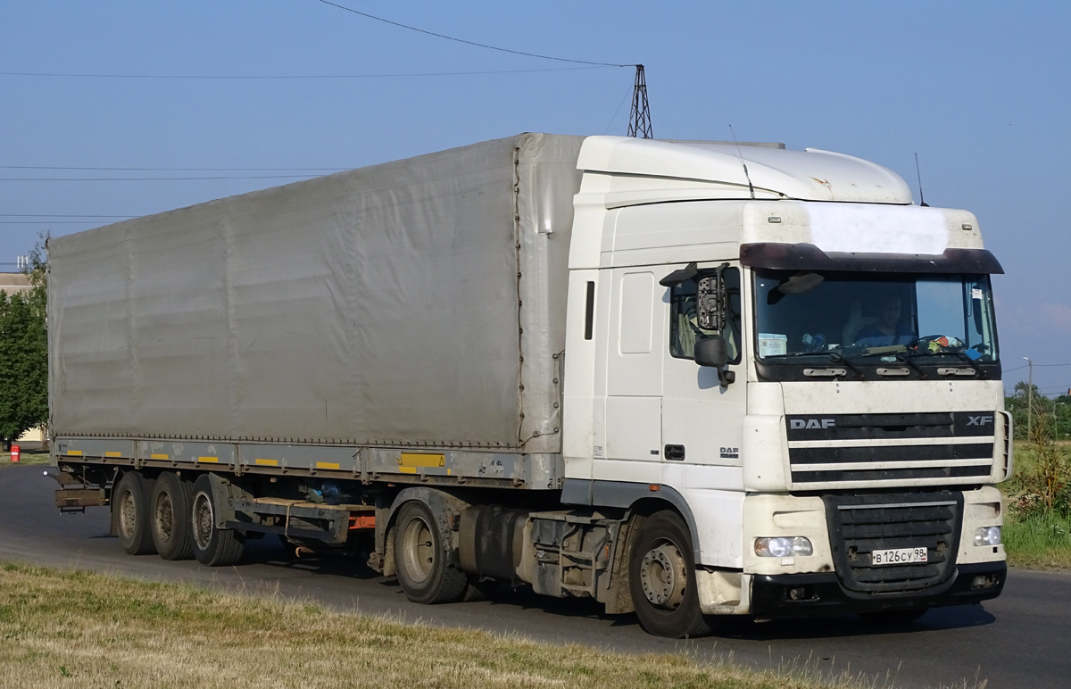 Санкт-Петербург, № В 126 СУ 98 — DAF XF105 FT