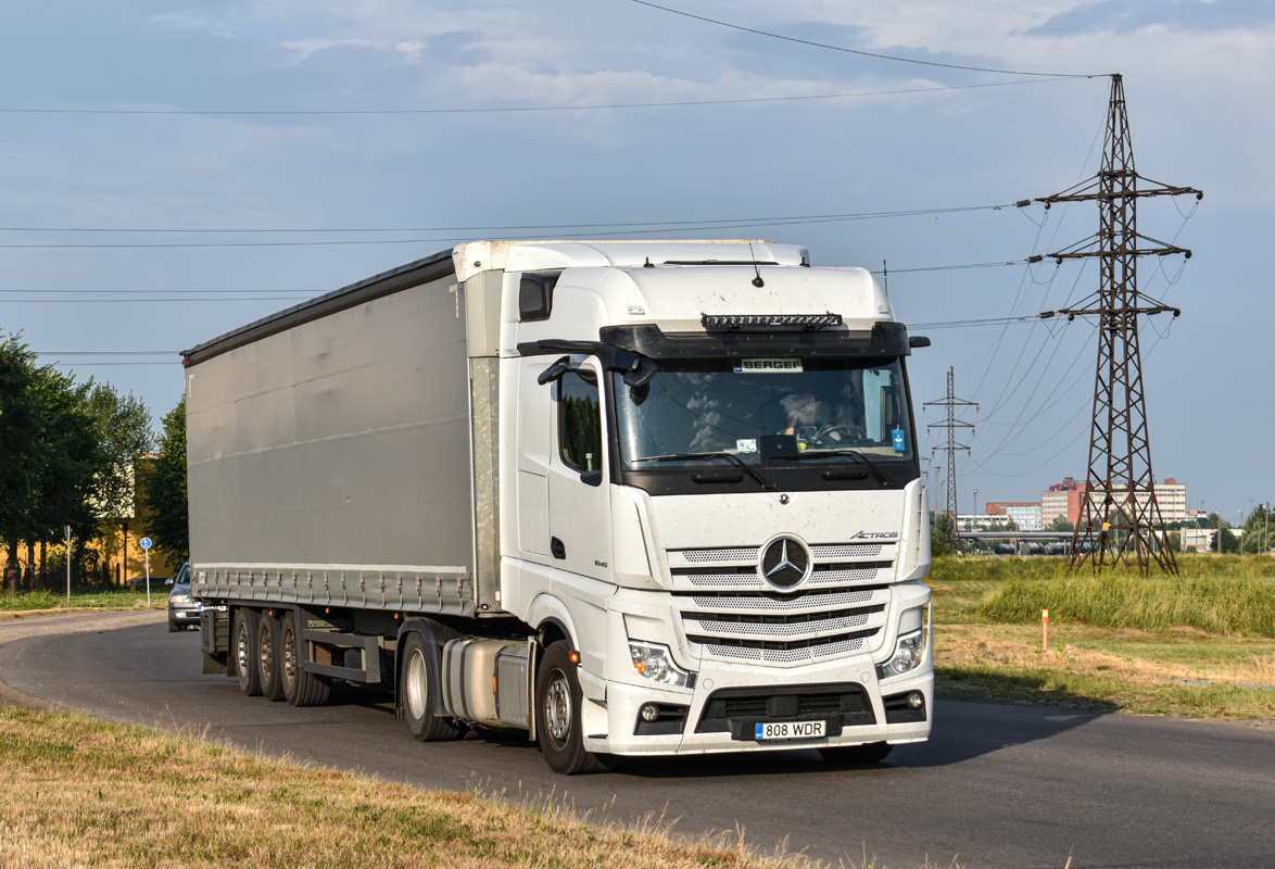 Эстония, № 808 WDR — Mercedes-Benz Actros ('2011) 1845