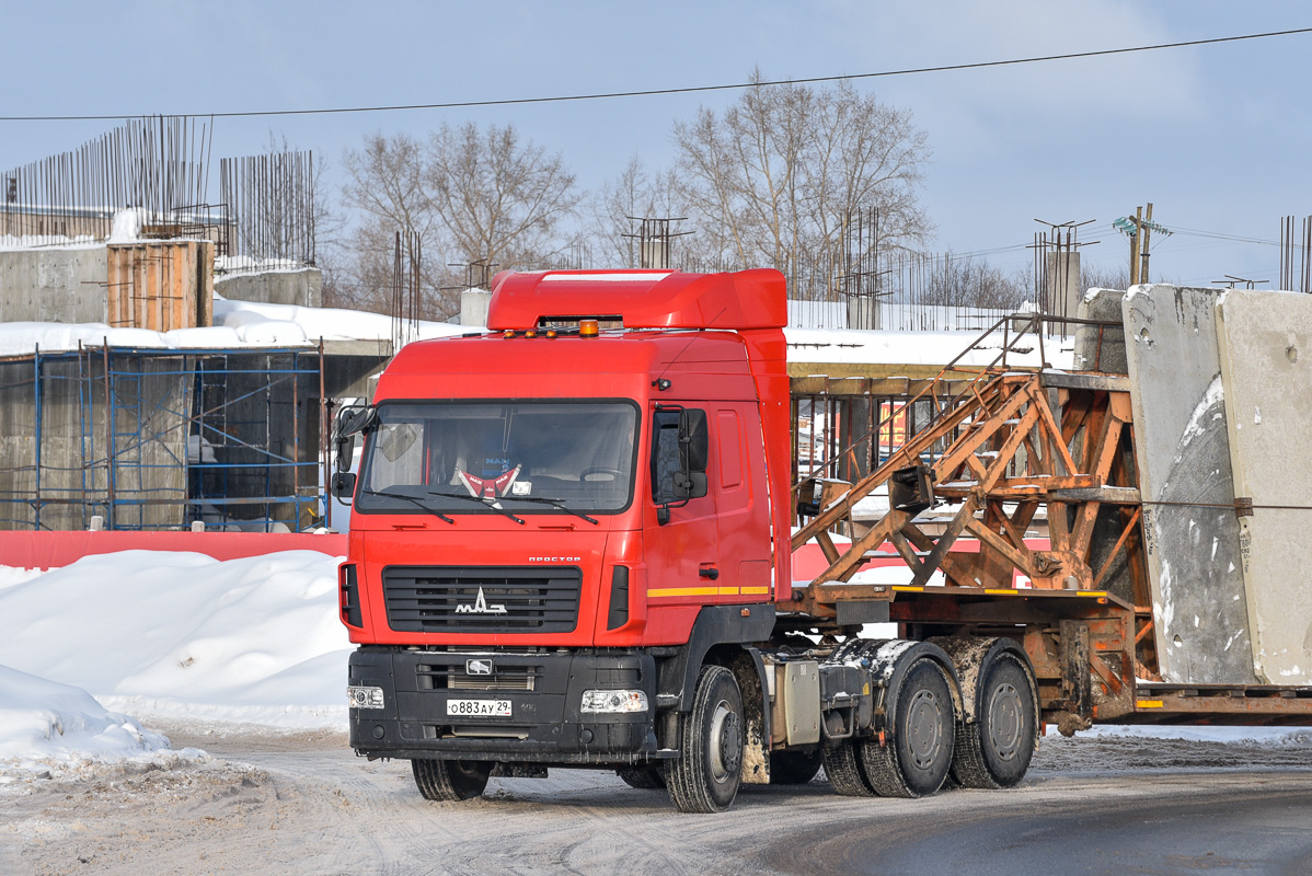 Архангельская область, № О 883 АУ 29 — МАЗ-643028