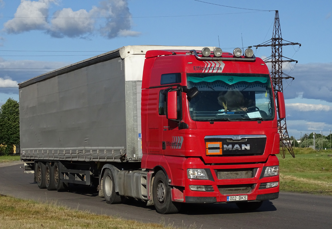 Эстония, № 002 BKS — MAN TGX ('2016) 18.460