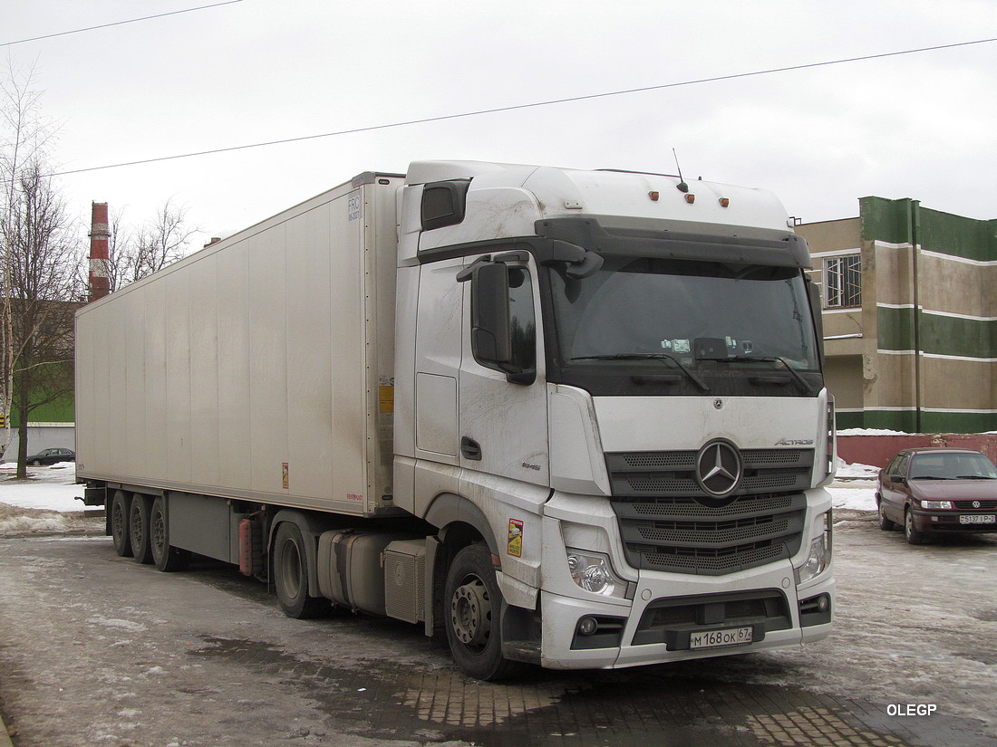 Смоленская область, № М 168 ОК 67 — Mercedes-Benz Actros ('2011) 1845