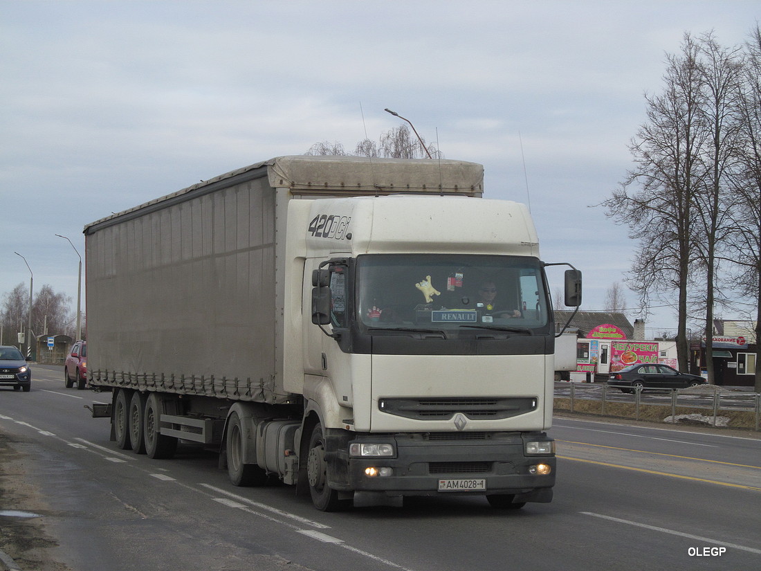 Брестская область, № АМ 4028-1 — Renault Premium ('1996)