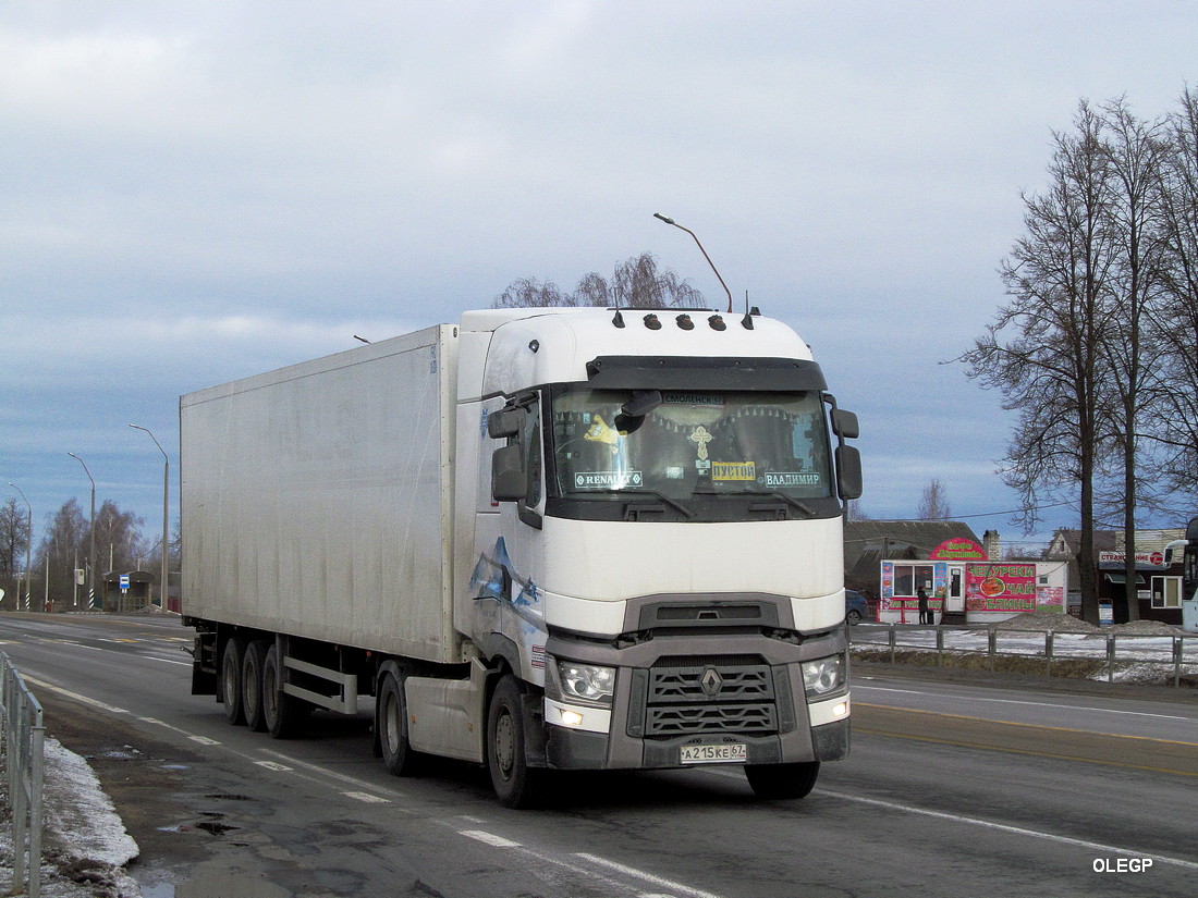 Смоленская область, № А 215 КЕ 67 — Renault T-Series ('2013)