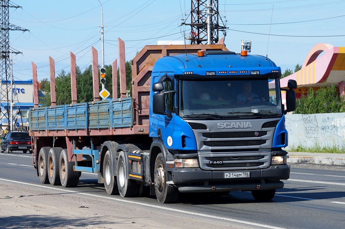 Ханты-Мансийский автоном.округ, № У 314 ВМ 186 — Scania ('2011) P440