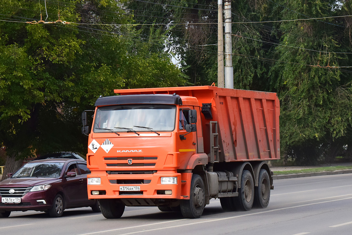 Волгоградская область, № К 314 АК 134 — КамАЗ-6520-53