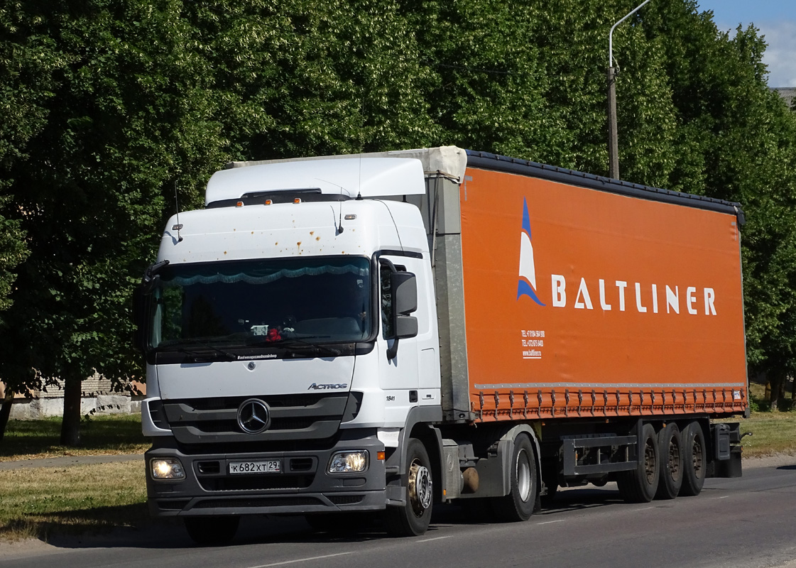 Архангельская область, № К 682 ХТ 29 — Mercedes-Benz Actros '09 1841 [Z9M]