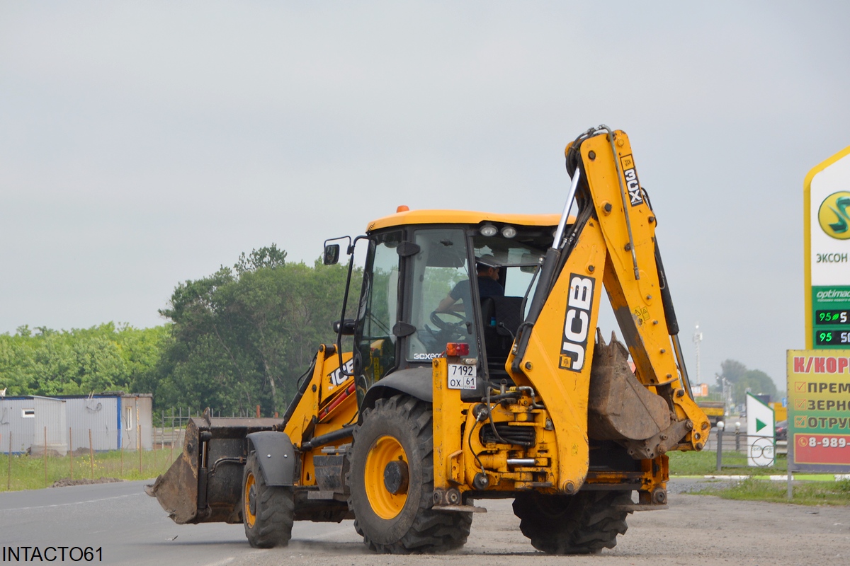 Ростовская область, № 7192 ОХ 61 — JCB 3CX