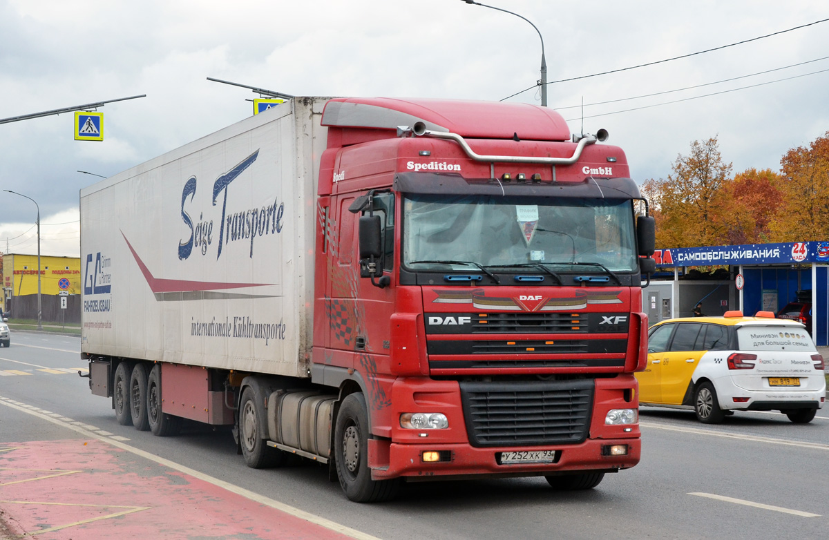 Краснодарский край, № У 252 ХК 93 — DAF XF95 FT