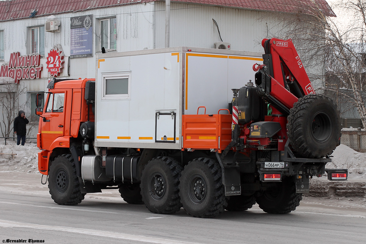 Саха (Якутия), № Н 066 МР 14 — КамАЗ-43118 (общая модель)