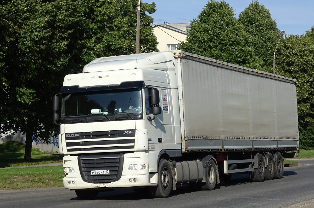 Карелия, № М 760 НТ 10 — DAF XF105 FT