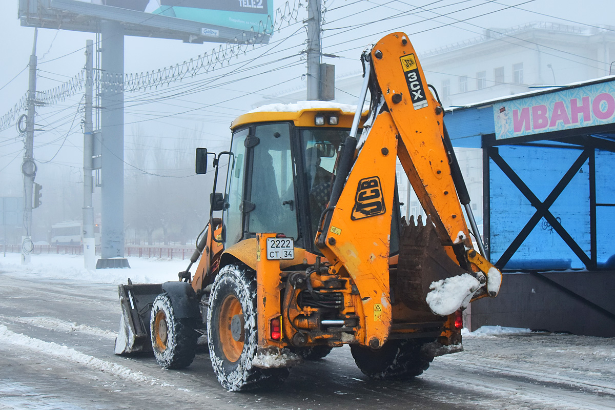 Волгоградская область, № 2222 СТ 34 — JCB 3CX