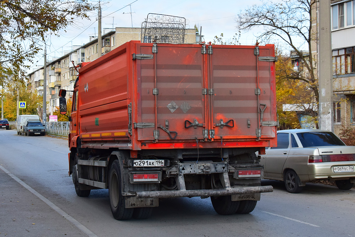 Волгоградская область, № О 291 АК 196 — КамАЗ-43253-G5