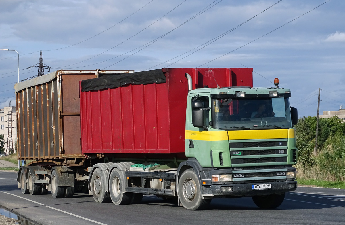 Эстония, № 874 MRV — Scania ('1996) R124G