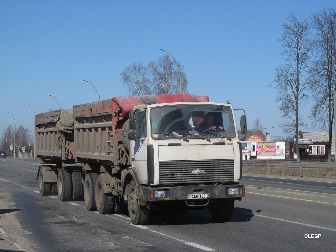 Витебская область, № АМ 0133-2 — МАЗ-5516 (общая модель)