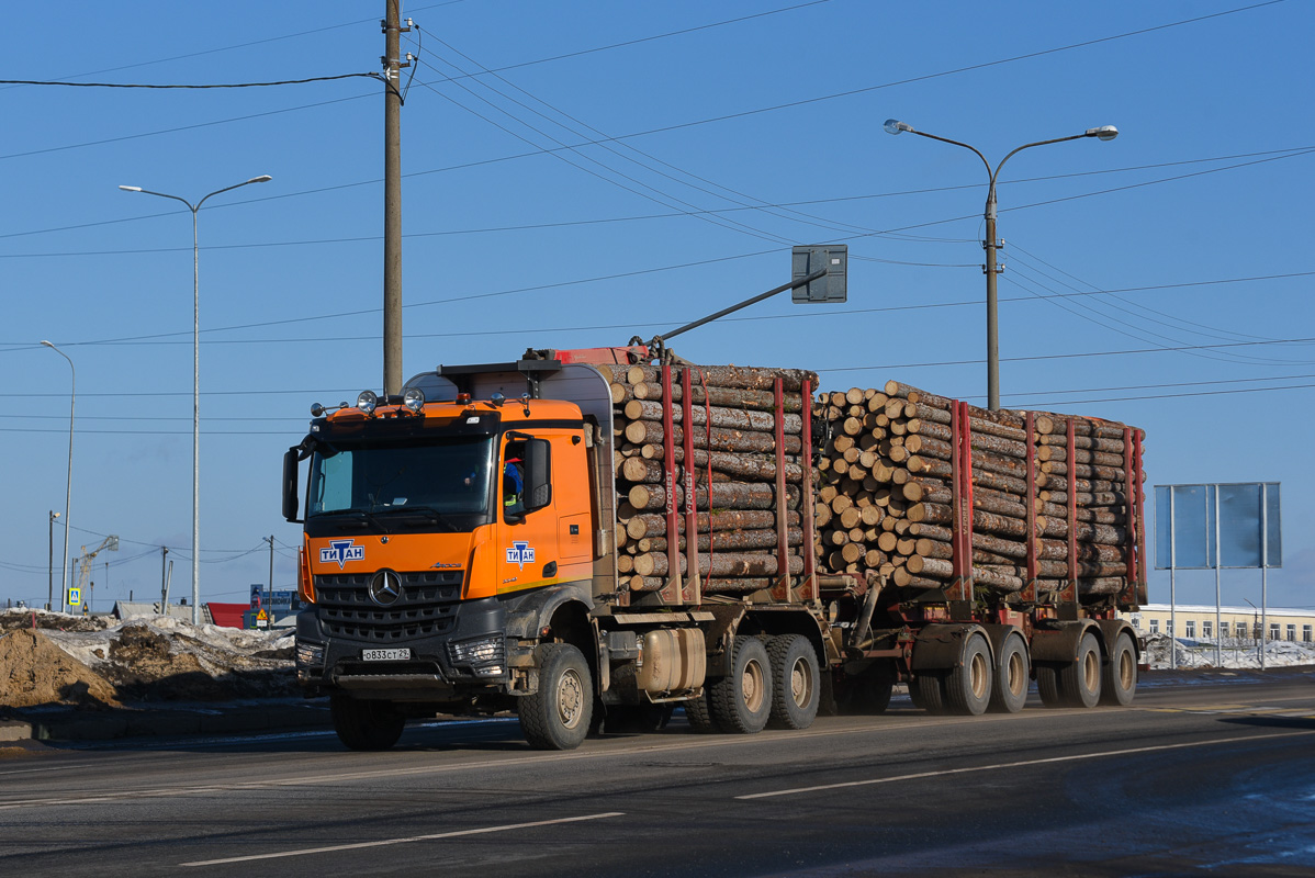 Архангельская область, № О 833 СТ 29 — Mercedes-Benz Arocs 3348 [Z9M]