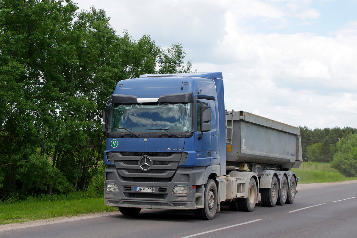 Литва, № GFF 930 — Mercedes-Benz Actros ('2009) 1844