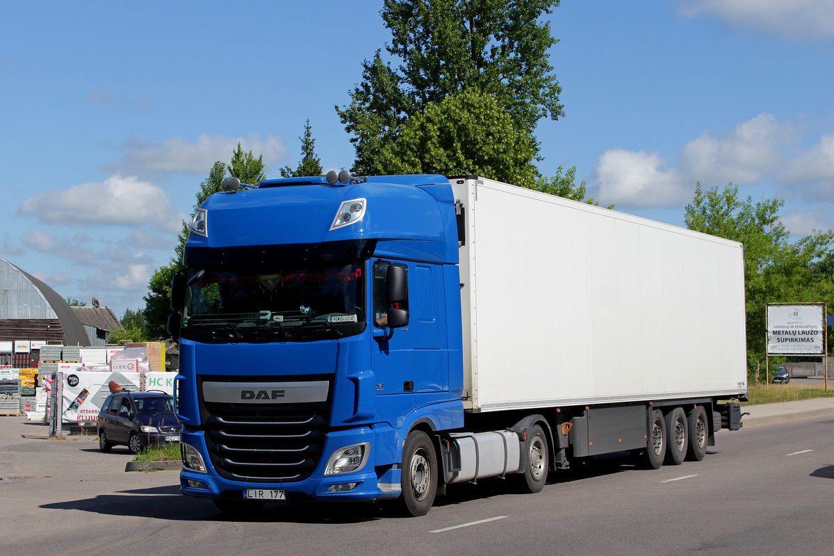 Литва, № LIR 177 — DAF XF Euro6 FT