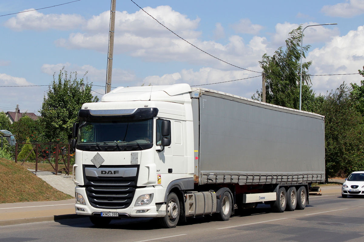 Литва, № KMD 395 — DAF XF Euro6 FT