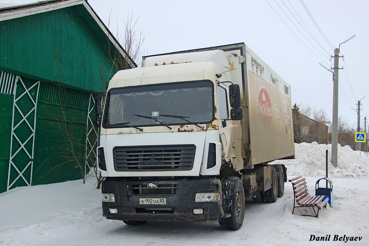 Ненецкий автономный округ, № А 192 ОА 83 — МАЗ-6312A8