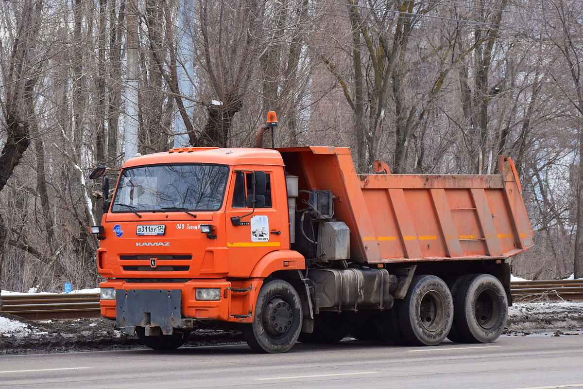 Волгоградская область, № В 311 ВУ 134 — КамАЗ-65115-L4(19)