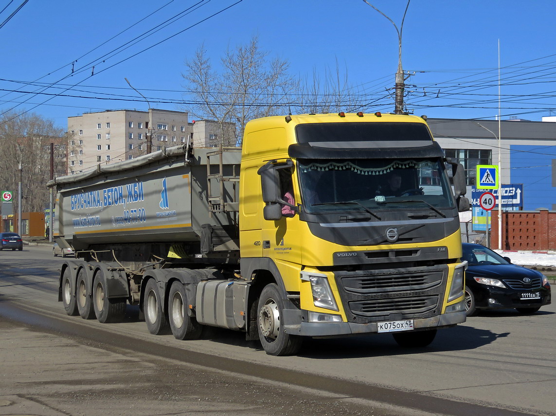 Кировская область, № К 075 ОХ 43 — Volvo ('2013) FM.420 [X9P]