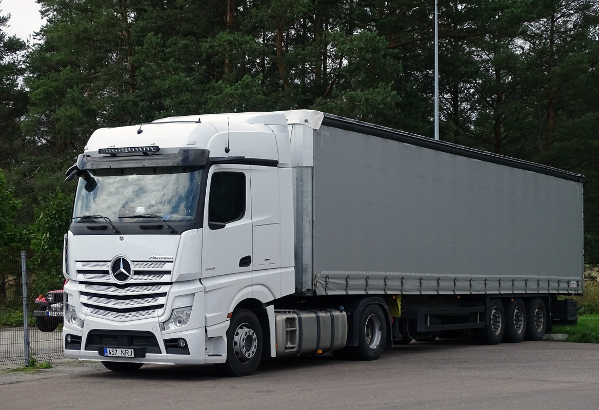 Эстония, № 457 NRJ — Mercedes-Benz Actros ('2018) 1845